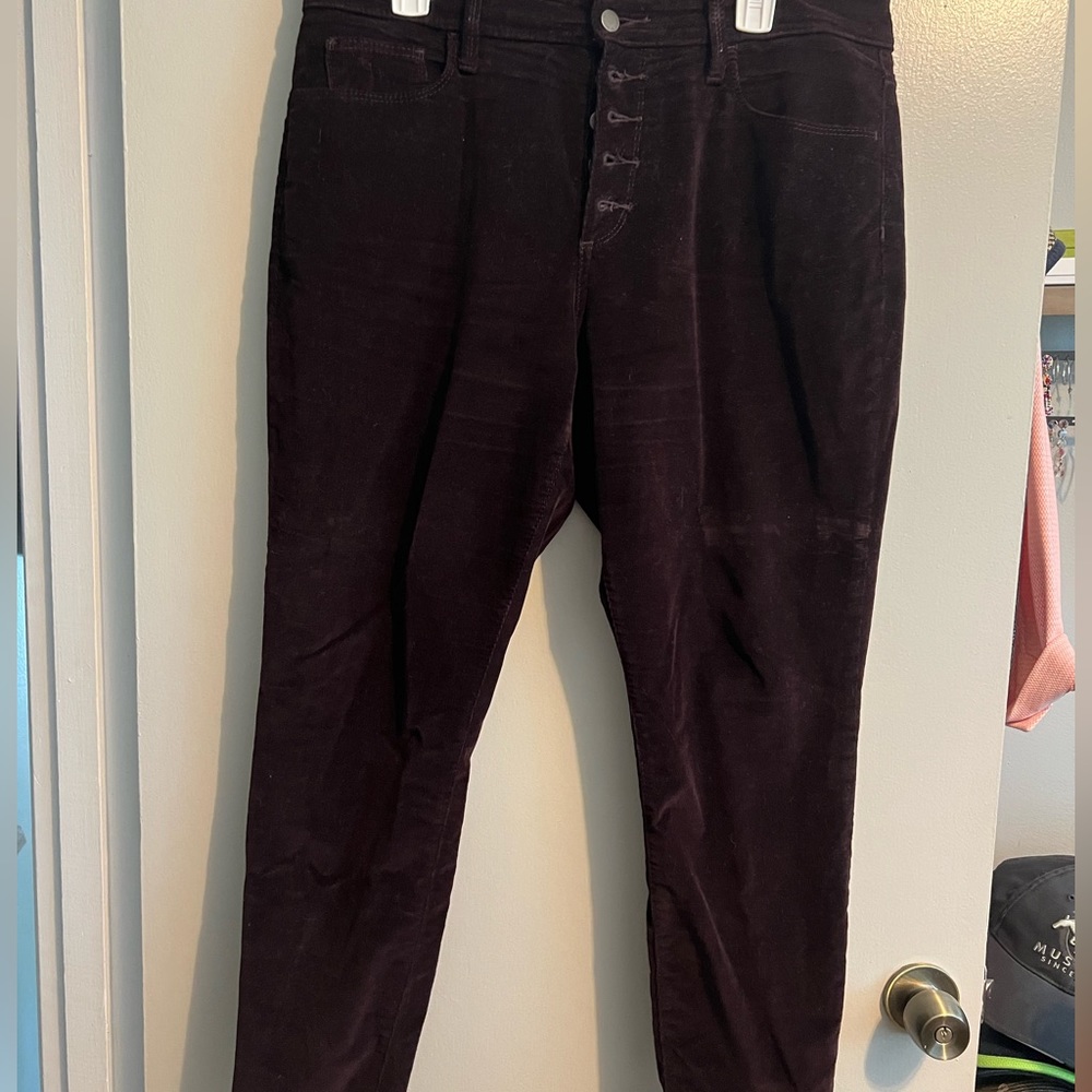 Corduroy Button Fly Pants